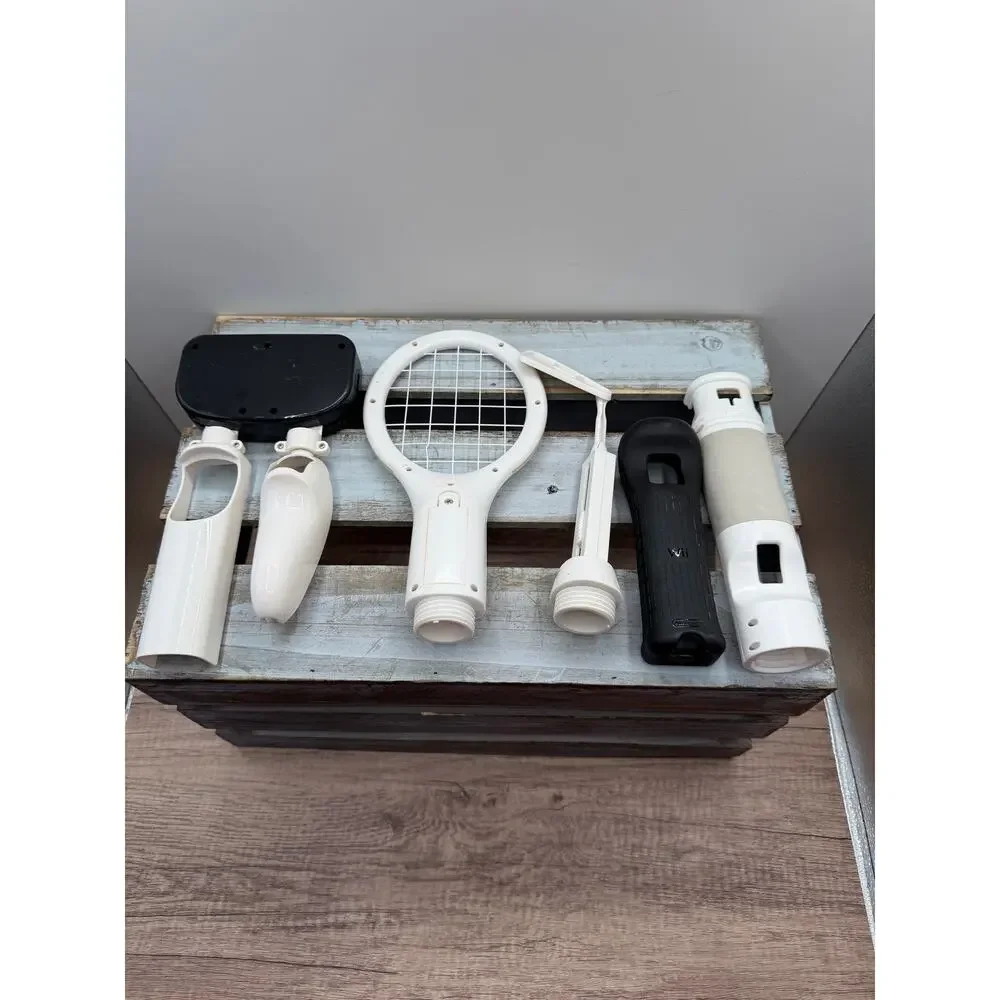 Nintendo Wii Motion Sports Accessory Kit-Tennis Racket, Golf Club & Handle Grips